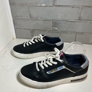 BOGO Tom Tailor Navy Lace Up Faux Leather Sneakers 9